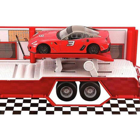 Σετ Φορτηγό Ferrari Racing Hauler 1/43 Bburago (18/31202)